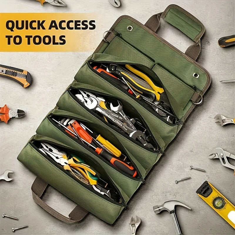 Heavy-Duty Roll-Up Tool Bag